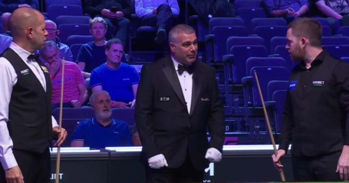 Snooker stars lose it at British Open ref and demand frame is played again
